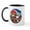 White/Black Inside, variant on CafePress - Snoopy Space Cowboy Mugs - 11 oz Ceramic Mug - Novelty Coffee Tea Cup
