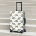thumbnail image 4 of Cauagu Indian Elephant Print Travel Luggage Cover,Travel Dust-proof Suitcase Cover Softside Suitcase Protector for 18-32inch,Not Included Suitcase, 4 of 8