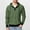 Army Green, variant on Men's Athletic Hoodies Classic Striped Printed Casual Sportswear & Fitness Hooded Sweatshirts with Button Drawstring Pockets Loose Long Sleeve Shirt Pullover Top