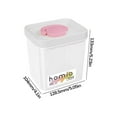thumbnail image 2 of Airtight Food Storage Containers Set - 6 Stackable Plastic Canisters for Flour, Grains, and Dry Goods, 2 of 2