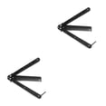 thumbnail image 4 of Seitruly Peine plegable de acero inoxidable para entrenamiento, cuchillo de mariposa, peine, barba, bigote, cepillo, herramienta de estilismo de Negro 2piezas Seitruly CBP161332, 4 of 5