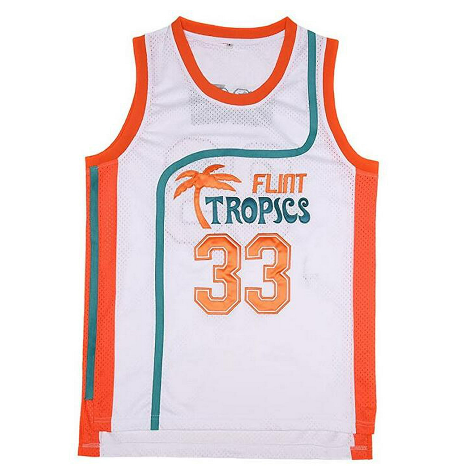 Men's Basketball Jersey #33 Jackie Moon Flint Tropics Space Movie