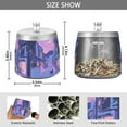 thumbnail image 2 of Yayeee Ashtray with Lid for Cigarette Smokeless Stainless Steel Home Ash Holder, Cat Walking in Street, 2 of 7