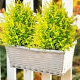 thumbnail image 5 of Artificial Plants Outdoor Pointed-Leaf Lavenders Ground Stake 45cm Tall Faux Spike for Garden Patio Decor, 5 of 6