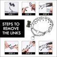 thumbnail image 3 of HSHDLDF Prong Collar for Dogs Pinch with Adjustable Stainless-Steel Links | Dog Choker Training Quick Release Snap Buckle Medium-Large (XL-Simple), 3 of 6