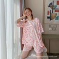 thumbnail image 4 of Pijamas de las mujeres ropa de verano de manga corta pantalones cortos de dos noche de verano pijamas de dibujos animados casual pijamas casual de las mujeres ropa de las mujeres pijamas conjuntopangj, 4 of 4