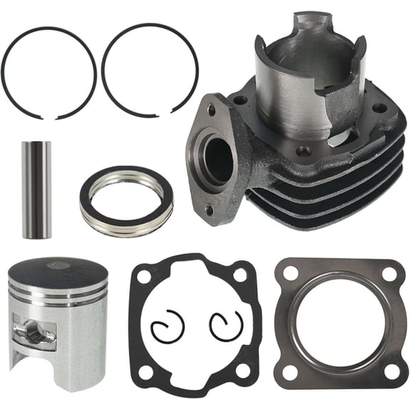 SHZAITOR 50cc Cylinder Piston Gasket Top End Kit Replacement for NQ50 SB50 1984-1990 2101-GK8-000