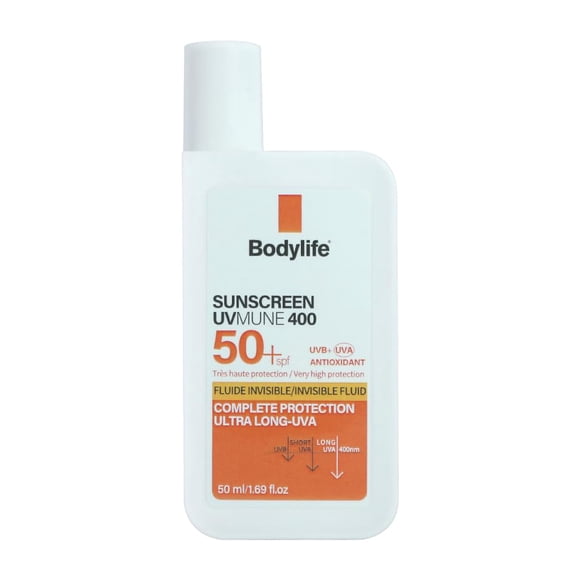 Protector solar Bodylife Face SPF 50+ 50 ml de amplio espectro