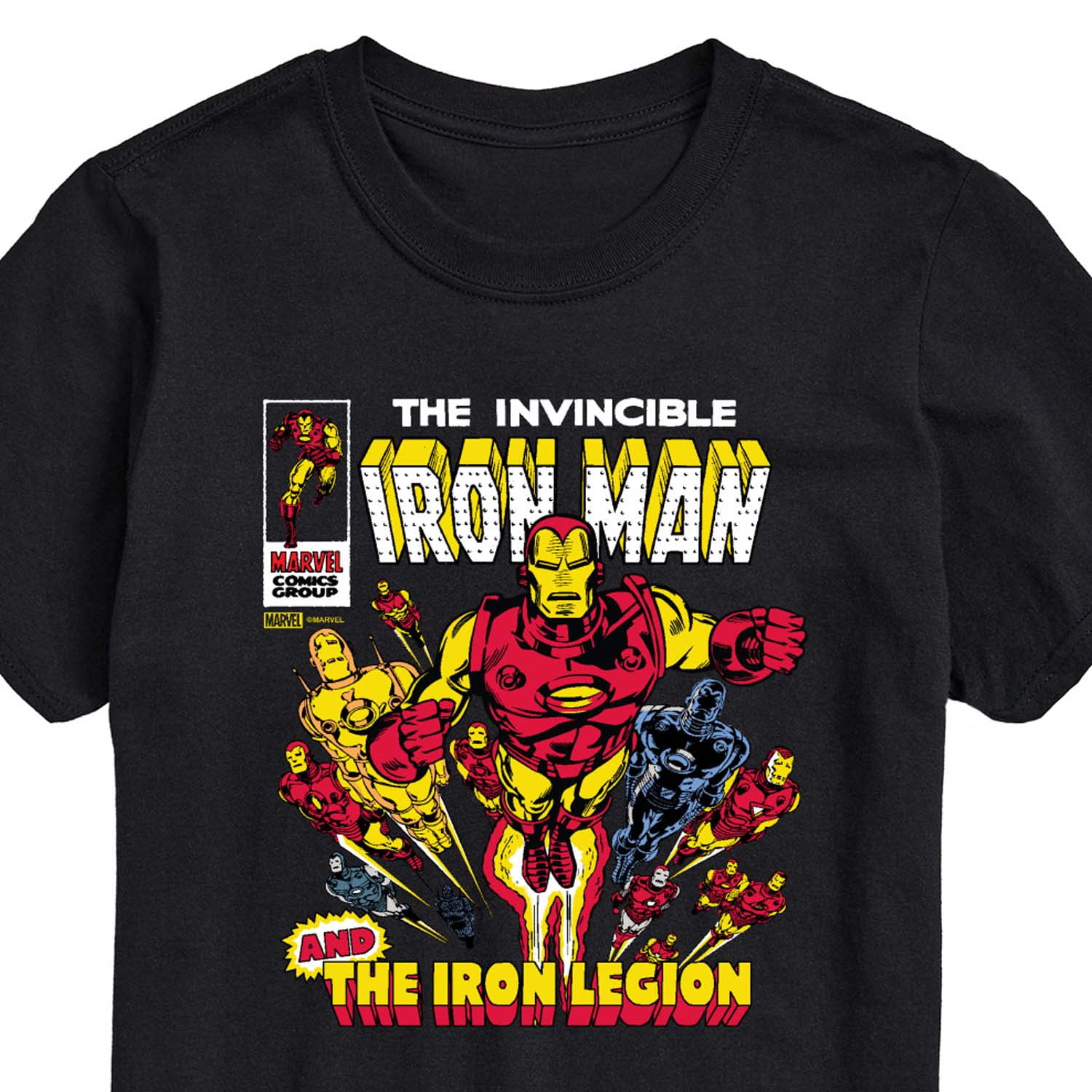 Marvel Iron Man - Comic Book Cover - Men's Short Sleeve Graphic T-Shirt