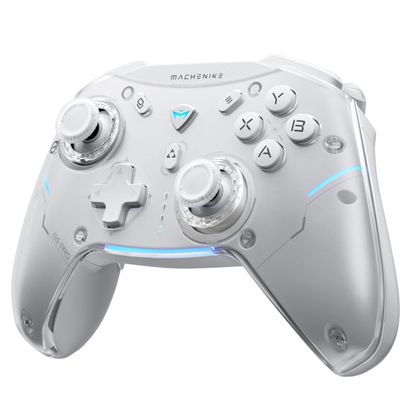 Control Joystick Inalámbrico Machenike G5 Pro para PC Gamer Bluetooth Android Gamepad de Nintendo Switch Controles Blanco