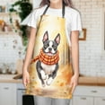 thumbnail image 3 of Welcome Fall Boston Terrier Strolling Through the Autumn Maple Forest Apron Gentleman Dog Lover Gifts for Cooking Grilling Baking Painting Gardening - 12012, 3 of 5