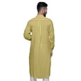 thumbnail image 4 of Atasi Asymmetric Style Rayon Mens Kurta Printed Long Casual Kurta Shirt, 4 of 6
