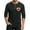 BlackH&02#N1208, variant on Hearthz Valentines Day Shirt Men Heart Print 3/4 Length Sleeve Mens Henley Shirts Three Quarter Length Sleeve Mens Graphic T-Shirts