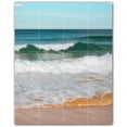 thumbnail image 1 of Picture-Tiles.com: Waves Ceramic Tile Wall Mural WAL501168-45L. 32"W x 40"H using (20) 8" x 8" Ceramic Tiles-Satin Finish, 1 of 3