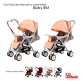 thumbnail image 2 of Carriola de manubrio reversible Baby Buggy BABY BM BEIGE rosa 4, 2 of 5
