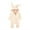 Beige, variant on Baby Girl Easter Outfit Newborn Toddler Girl 3D Bunny Ear Hoodie Romper Zip up My First Easter Baby Boy Outfit