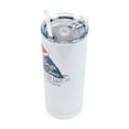 thumbnail image 3 of Built Holiday Tumbler with Straw 20oz Stainless Steel White, 3 of 9