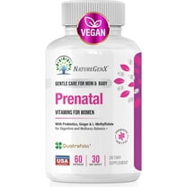 NatureGenX Prenatal Vitamins for Women provide a carefully formulated blend of over 27 essential nutrients to support nutritional needs during pregnancy and breastfeeding. With key ingredients like m