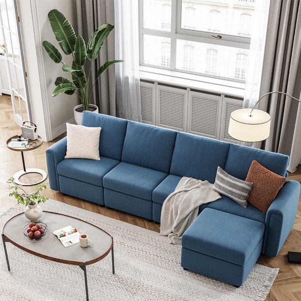 LINSY HOME Modular Couches and Sofas Sectional with Storage Sectional