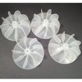 thumbnail image 2 of Tizuqe 10PCs Mini Plastic Fan Small Power Hair Dryer Motor Fan Leaf Hotel, 2 of 10