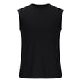 thumbnail image 5 of Taqqpue Men's Workout Tank Tops Casual Solid Color Sleeveless Muscle Shirts Quick Dry Running T Shirts for Athletic Training Sports, 5 of 5
