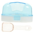 thumbnail image 6 of ULTNICE Small Pet Hamster Bath House Blue Plastic Heightened Bottom 1Pcs, 6 of 8