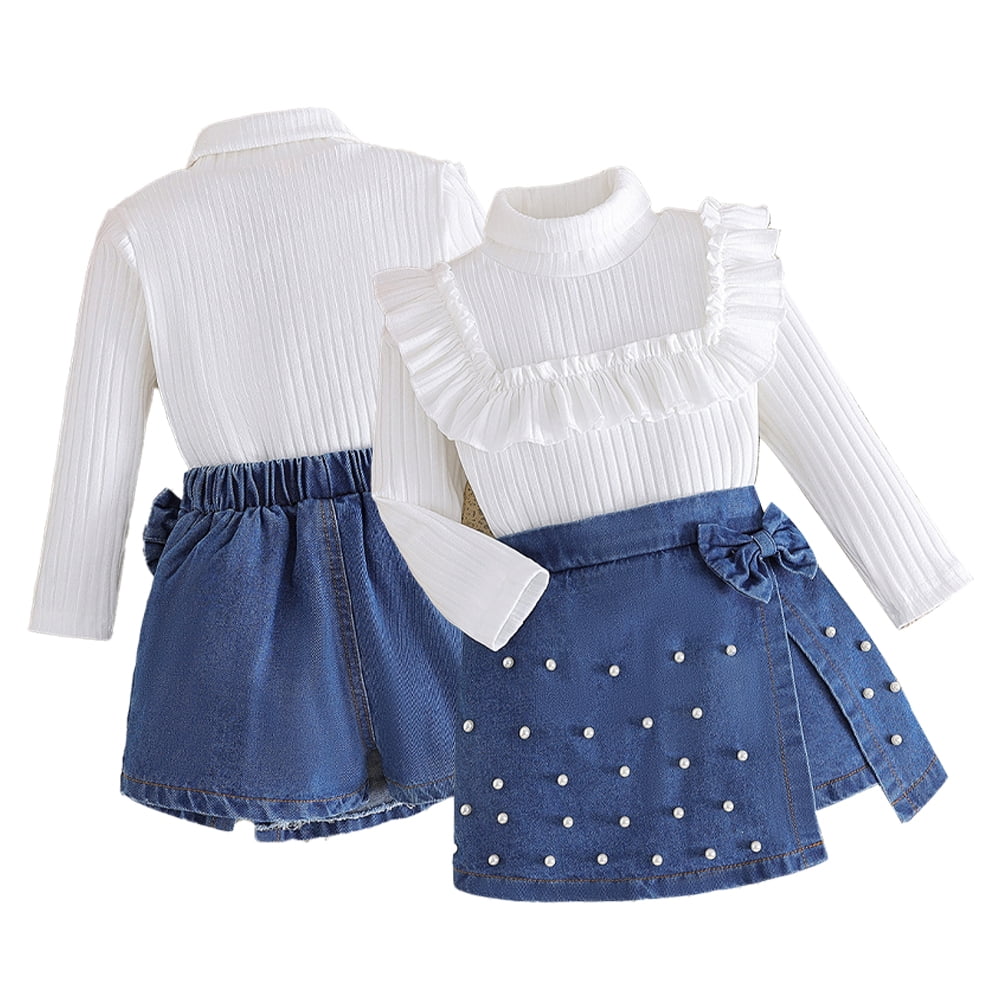 sachin and babi light blue dress Girls Mix And Match Christmas Long Sleeve Plaid Knit Skater Dress - RED main image 1