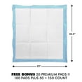 thumbnail image 6 of Animal Planet Puppy Pad-Dog Housebreaking ( 150 Count ) Potty Training Pads, 6 of 9