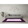thumbnail image 3 of Ahgly Company Indoor Rectangle Abstract Pink Contemporary Area Rugs, 7' x 10', 3 of 4