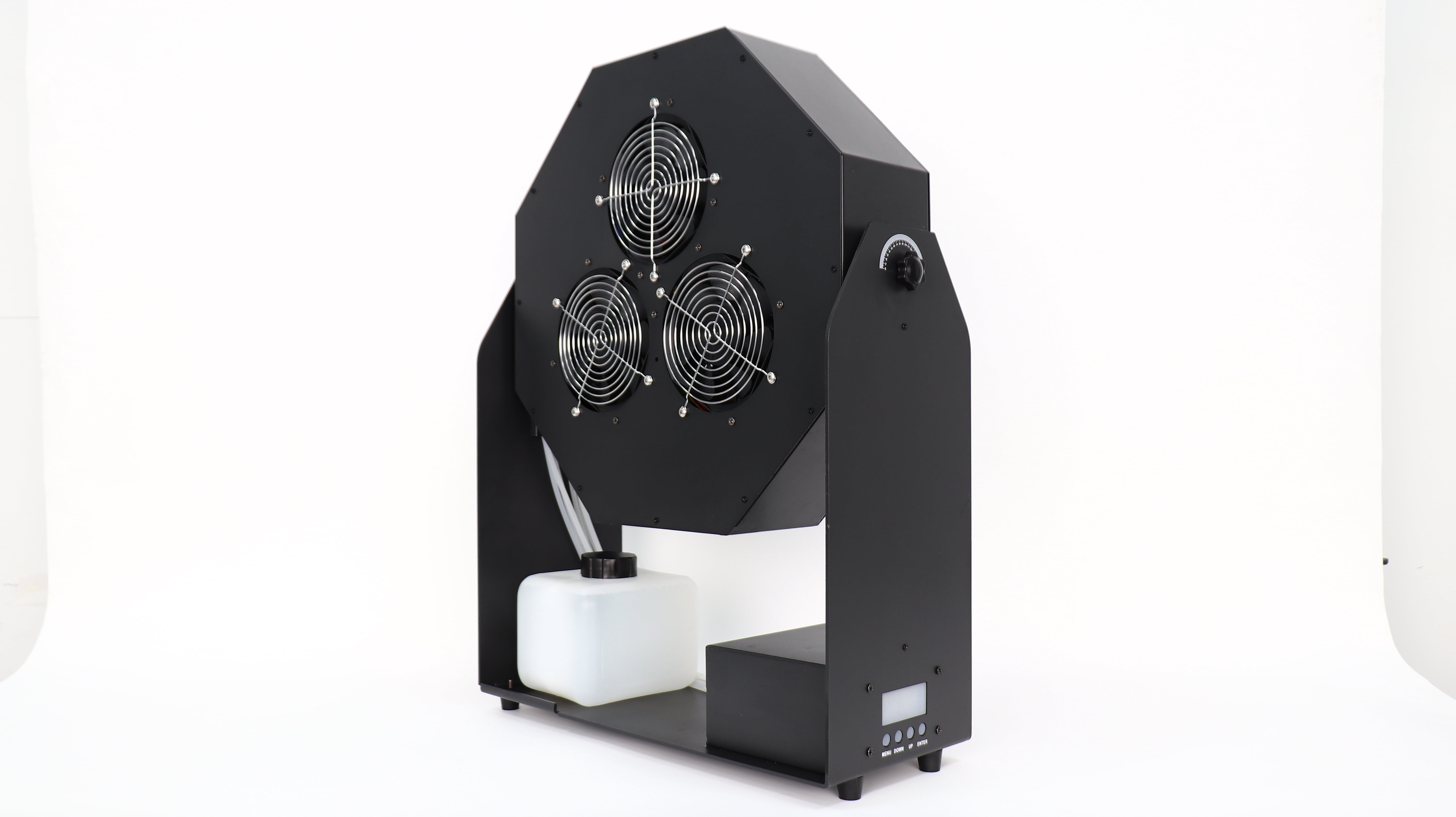 Jacmui Volcano Bubble Machine 3-Nozzle Design, RGBW, Big Bubble Storm