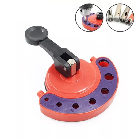 Suction Hole Locator 4-12mm Glass Tile Hole Saw Drill Guide Locator Suction Cup Openers Sucker Positioner Punching (Best Tool For Punching Holes In Metal For Jewelry Making)