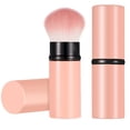 thumbnail image 1 of Falliny Brocha de maquillaje retráctil Brocha para polvos de viaje Brocha para rubor facial Brocha de maquillaje Kabuki portátil con cubierta para rubor Protector solar Bronceador Pulido Cosméticos en, 1 of 5