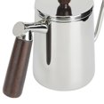 thumbnail image 4 of Portable Comfortable Handle Coffee Pot, Coffee Kettle, Corrosion-Resistant For Drip Coffee Enthusiasts Cafe Home Silver 700ml, 4 of 8