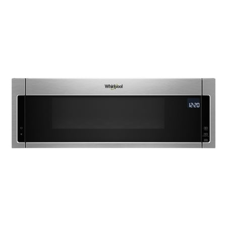 Whirlpool WML75011HZ - Microwave oven - over-range - 1.1 cu. ft - 1000 W - stainless steel with built-in exhaust system