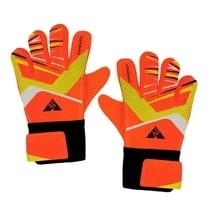 Dusknt Goalkeeper Gloves Without Finger for Adults and Children Unisex Football Gloves 4Mm Gripprofessional Goalkeeper Gloves Orange Children'S