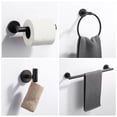 thumbnail image 3 of WOWOW 6-Piece Wall Mounted Bathroom Hardware Set in Black, 3 of 11
