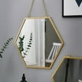 thumbnail image 2 of HEMOTON Bathroom Hanging Mirror Decorative Wall Mirror Bathroom Makeup Mirrors, 2 of 5