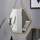 thumbnail image 5 of Espejo de tocador para dormitorio, colgante de pared, creativo, iluminado para espejos de maquillaje, montado en la pared, vintage., 5 of 6