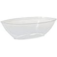 thumbnail image 2 of VeZee's Clear 80oz Oval Shaped Disposable Plastic Serving Luau Bowls to serve Salad, Snack and Food in Elegant Parties , Hotel & Restaurant. 6Ct, 2 of 5