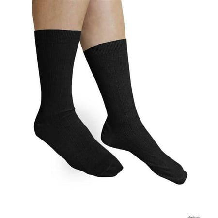 Silvert's - Silverts 190300201 Soft & Comfy Orlon Knee Socks - Black ...