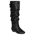 thumbnail image 1 of Soda BG75 Women Leatherette Knee High Slouchy Buckle Riding Boot, 1 of 6