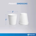 thumbnail image 2 of Vasos de baño desechables Papernain, 60 ml, papel blanco, 200 unidades, 2 of 6