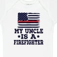 thumbnail image 4 of Inktastic Firefighter Uncle Fireman Nephew Boys or Girls Baby Bodysuit, 4 of 5