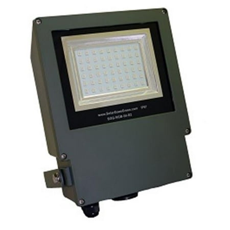 

Solar Goes Green SGG-RGB-54-2R Solar Grey Outdoor LED Color Changing Flood Light with Remote Control