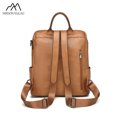 thumbnail image 5 of Mochila retro informal para mujer, nueva mochila de PU de sentido avanzado, de doble propósito, bolso de hombro, mochila de viaje de gran capacidad para mujer, 5 of 5