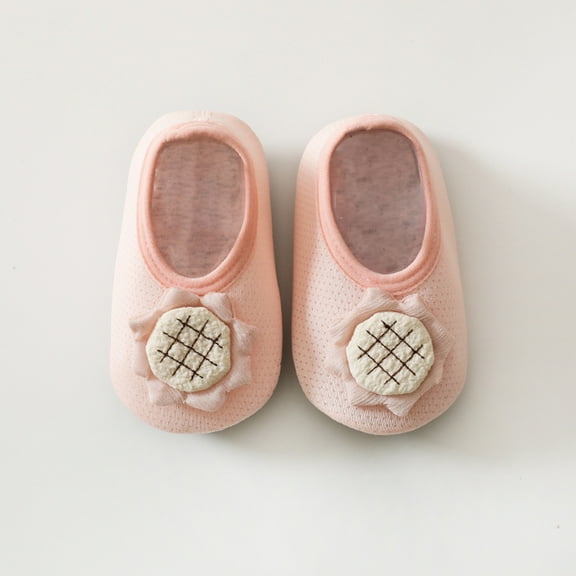 Herrnalise Toddler Baby Girls Boys Shoes Floor Socks Thin Cotton Mesh Soft Bottom Non-Slip Baby Toddler Socks