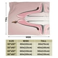 thumbnail image 3 of Kll Fleece Blanket Plush Throw Blanket High Heel Shoes Butterfly,Soft Fuzzy Cozy Flannel Blanket For Couch Sofa Bed.(40"X30"), 3 of 9