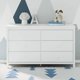 thumbnail image 2 of 6 Drawer Dresser For Nursery Dresser Drawer Organizer Dressing Table Comfortable With Drawers for Bedrooms Beds and Furniture My Lux Decor Round, 2 of 6