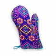 thumbnail image 1 of Guante para Cocina Huichol Morado, 1 of 4