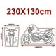 thumbnail image 3 of Funda de Lona Impermeable para Moto, Polvo Resistente al Agua, Lluvia, Viento, excrementos de pájaros, para Moto Scooter Moto Scooter (Grande 230 x 130 cm) brillar Electrónica, 3 of 5